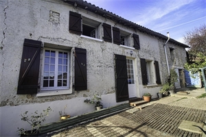 maison de village à la vente -   17490  GOURVILLETTE, surface 112 m2 vente maison de village - UBI478217819